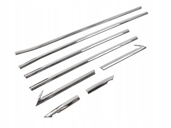 Lišty na bočné okná Opel Crossland X 2017+