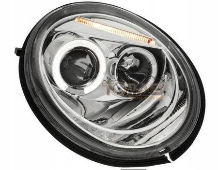 Svetlomety krúžok svetlometov chróm VW New Beet