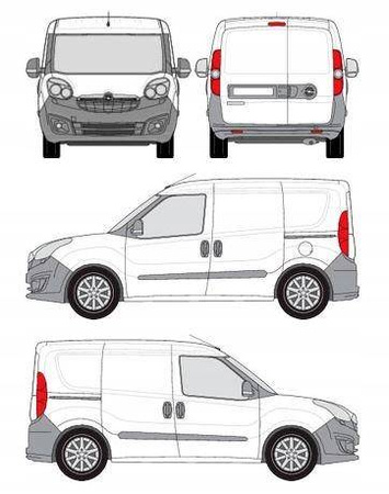 Strešná platforma pre batožinu Fiat Doblo II CRUZ