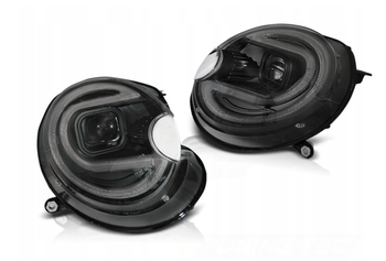 Trubkové svetlomety Led Black pre Mini Cooper 06-14