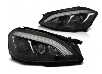 Svietidlá Mercedes W221 triedy S 05-09 Black Led Afs