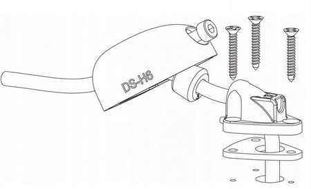 Káblový vstup, strešná priechodka, 2-6 mm, čierna