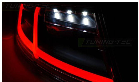 Audi tt 06-14 červená biela led bar dts lampy