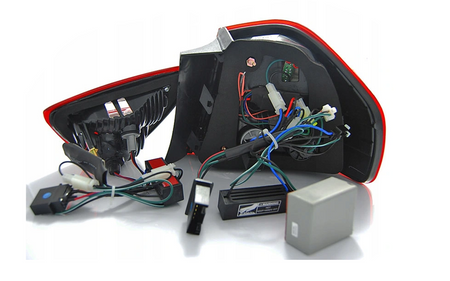 LED svetlá Nové BMW E90 05-08 Red Led Bar