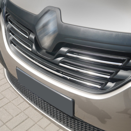 Lišty prednej masky Grill Renault Trafic 2014+