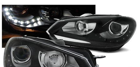 VW Golf VI BLACK DAYLIGHT svetlomety