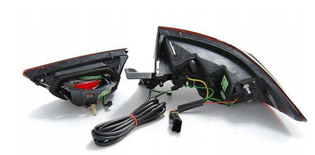 Renault Clio IV 13- červené dymové led svetlá