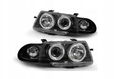 Svetlomety Opel Astra F BLACK RINGI