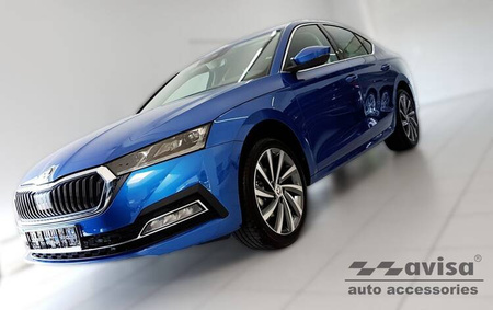 Kryt zadného nárazníka pre Škoda Octavia 4 Liftback (čierny)