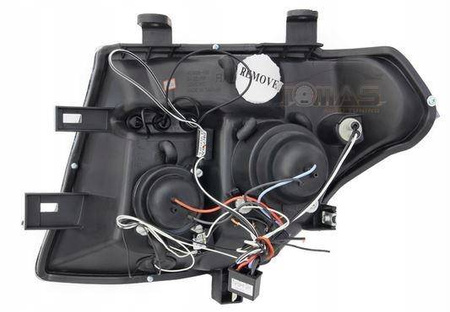 Svetlomety Nissan Navara III CHROM RINGI