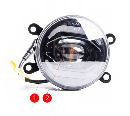 Okrúhle denné svetlá Led Drl