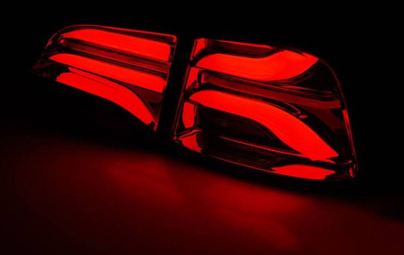LED dymovo červené zadné svetlá TESLA MODEL 3 Y