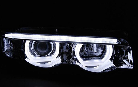 Svetlomety Bmw E38 94-01 Ringi 3d Led Chrome
