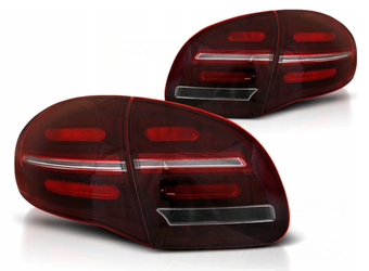 Porsche Cayenne 10-15 Black R-smoke Led Dts lamps