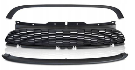 GRILL ČIERNA MATNÁ mriežka pre MINI COOPER R55 R56 R57 06-09