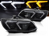 Svetlomety LED DRL pre BMW E92 E93 LCI (2010-2013) - Náhradné xenónové svetlomety, čierne