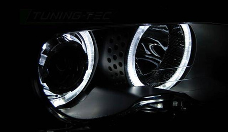 Svetlá BMW E46 99-03 COUPE CABRIO RINGI BLACK LED