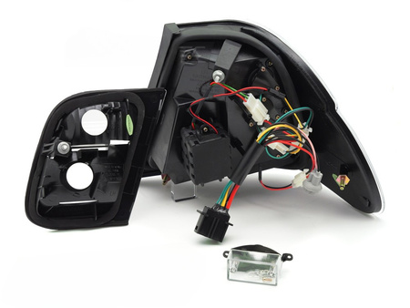 Čierne zadné svetlá LED Smoke pre BMW E46 Sedan 2001-2005