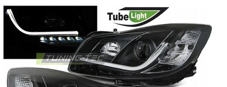 Čierne rúrkové svetlomety Opel Insignia
