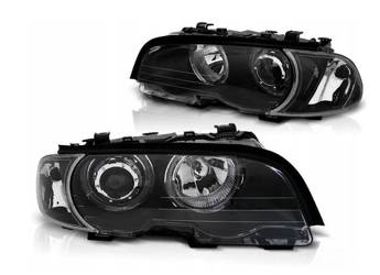 Svetlá BMW E46 99-03 COUPE CABRIO RINGI BLACK LED