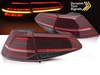 LED svietidlá VW GOLF 7 13-19 RED LED SEKV