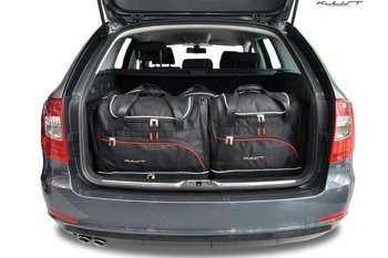 SKODA SUPERB KOMBI 2010-2015 TAŠKY NA BATOŽINOVÝ NOSIČ 5 KS