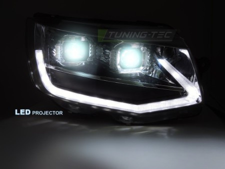 LED TUBE LIGHT BLACK DRL SEQ svetlomety pre VW T6 2015-2019