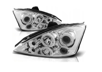 Svetlomety Ford Focus Mk1 01-04 Ringi Chrome