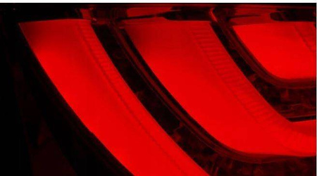 LED svetlá Bmw E60 LCI 07-10 červená biela led bar