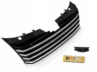 Predná mriežka VW Passat B7 10-14 Chrómová čierna