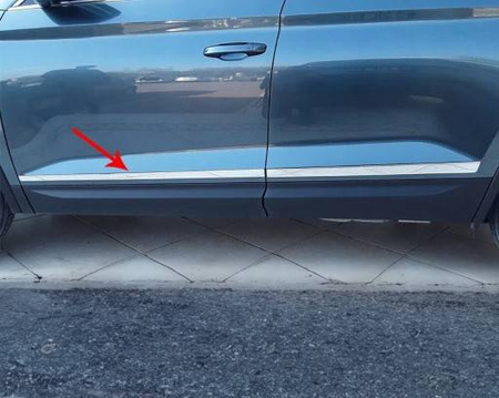 Bočné lišty dverí Opel Mokka X 2016+