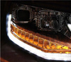 Vw T6 15- chrómové trubice led drl dts svetlomety