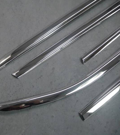 Lišty na bočné okná Opel Corsa E 2014-2019