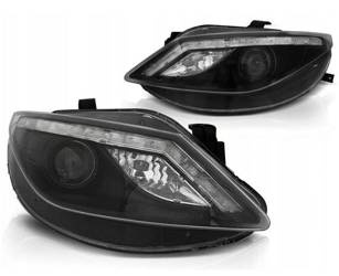 Seat Ibiza 6j svetlomety 08-12 čierne led