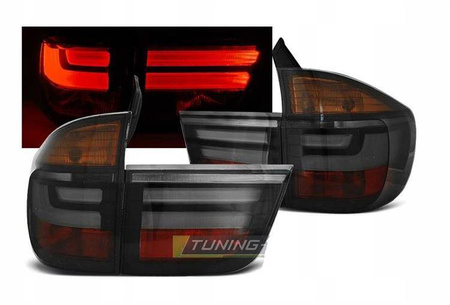 BMW X5 E70 07-10 dymové led lci vzhľad žiarovky