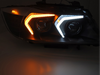 XENON LED svetlomety čierne pre BMW E90/E91 LCI