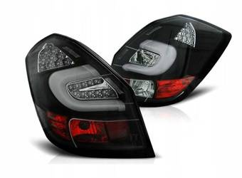 Škoda Fabia II 07-13 čierne LED barové svetlá