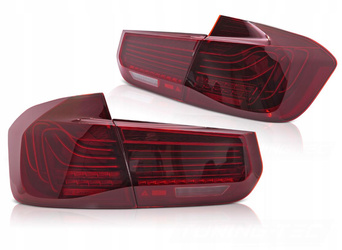 Červené LED svetlá Laser Look pre BMW F30 11-18