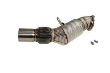 Výfukové potrubie BMW B48 F30 340i F32 440i + tepelný štít KAT