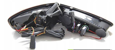 Čierne dts LED svetlá pre Audi A4 b8 12-15 sedan