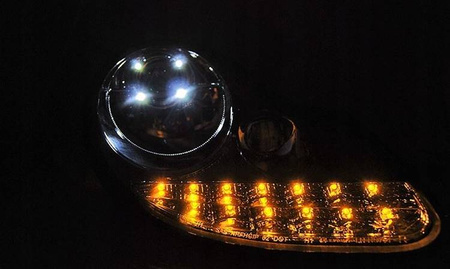 Chrómové svetlomety PORSCHE BOXSTER 96-04 / 911 996