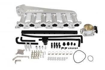 Sacie potrubie Nissan RB20 so škrtiacou klapkou a palivovou lištou