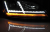 Audi Tt lampy 06-10 8j čierne Led Drl Dts Xenon