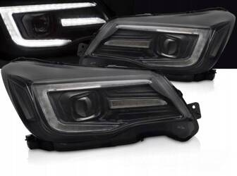 Čierne LED svetlomety pre Subaru Forester IV 13-18