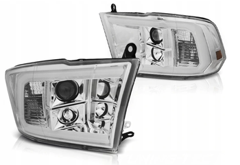 Chrómové svetlomety pre Dodge Ram 09-18