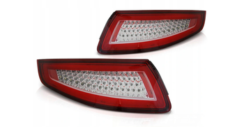 Porsche 911 997 R-biela Led Bar Dts lampy