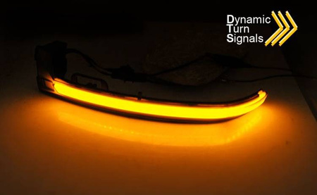 Bočné smerovky v zrkadlách nové BOČNÝ SMER V ZRKADLE SMOKE LED SEQ pasuje na PEUGEOT 308 13-