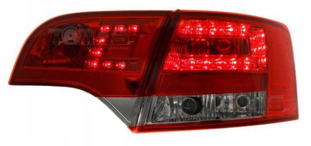 AUDI A4 B7 04-08 AVANT červené biele LED svetlá