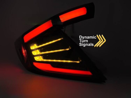 LED svetlá pre Honda Civic X 16-21 Hatchback dymové