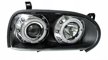 VW Golf III BLACK RINGI svetlomety